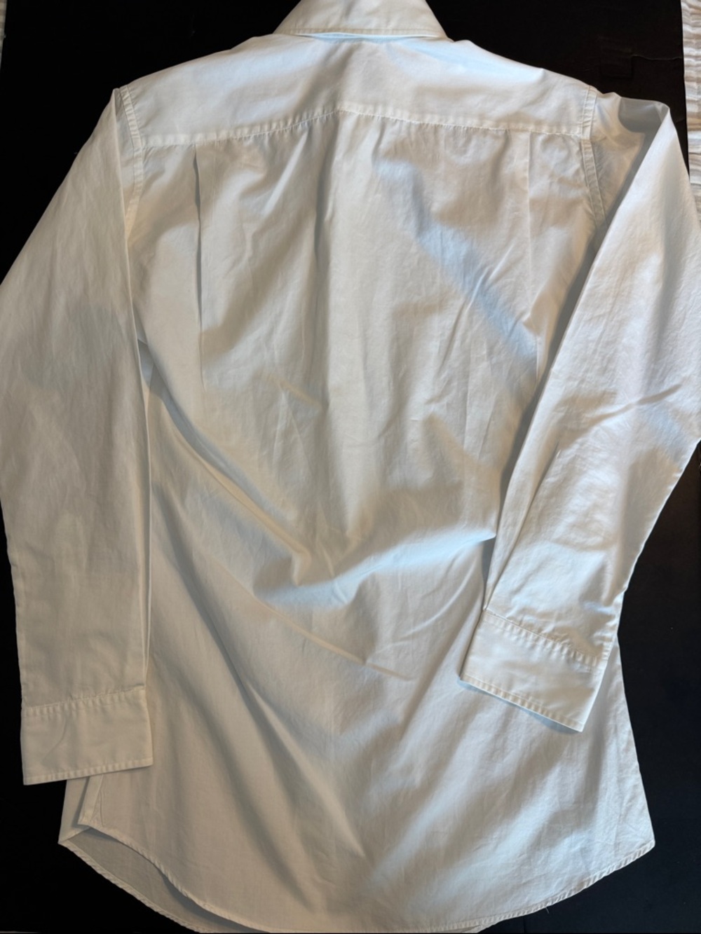 Hermès Paris White Button Down Shirt Made in France Classic Cotton 36 xs s - Picture 3 of 4